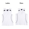 White Navy Teammate Singlets